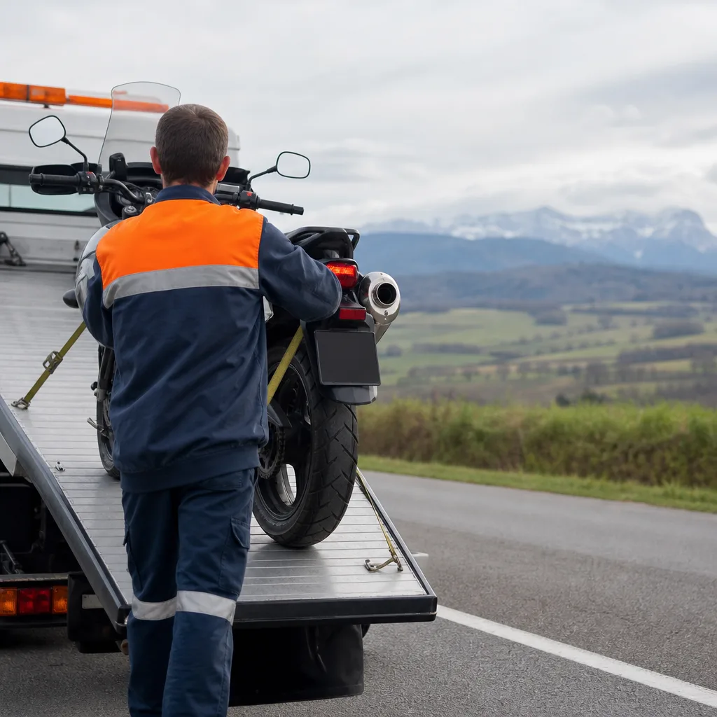 Assistance et remorquage moto professionnel