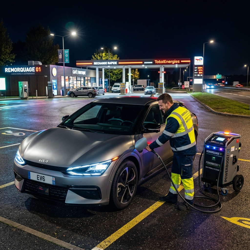 Camion de dépannage professionnel Remorquage 01 - Service d'intervention rapide 24h/24 pour KIA avec MACIF à Haute-Savoie